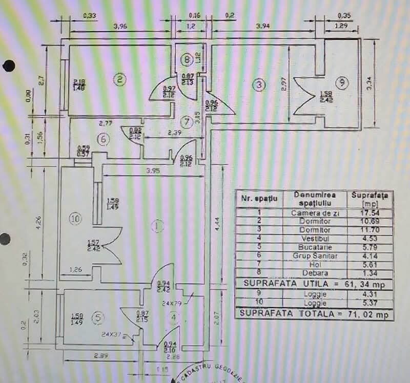 Militari Apartament 3 camere 71 mp bloc reabilitat metrou Gorjului